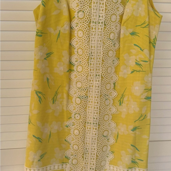 Eliza J sheath dress yellow size 4 - Picture 2 of 4